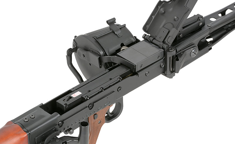 MG42 helmetal AEG maskingevær Replica - ægte træ