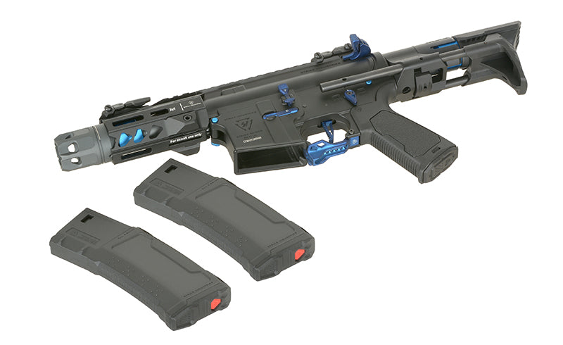 Strike industries 4" Raiders Competition PDW AEG Riffel, GEN-2 - Blå