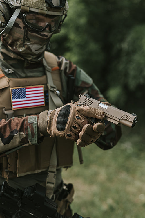Licenseret Colt M45A1 Combat Enhed Replica - TAN
