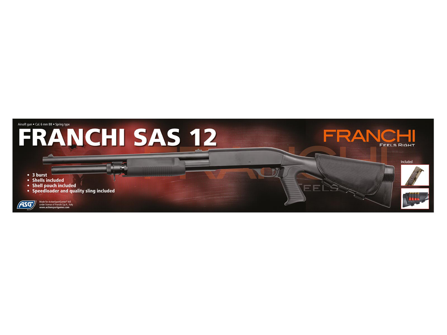 Shotgun Franchi SAS-12, 3-skuds