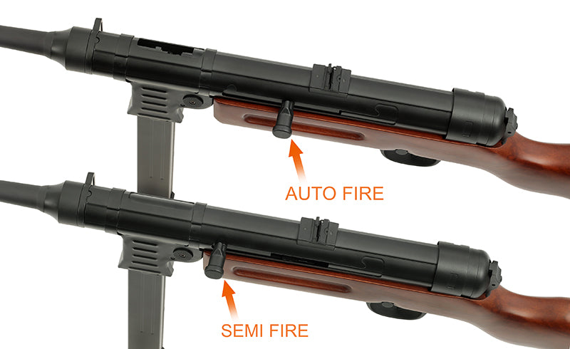 MP41 helmetal AEG maskinpistol Replica - ægte træ