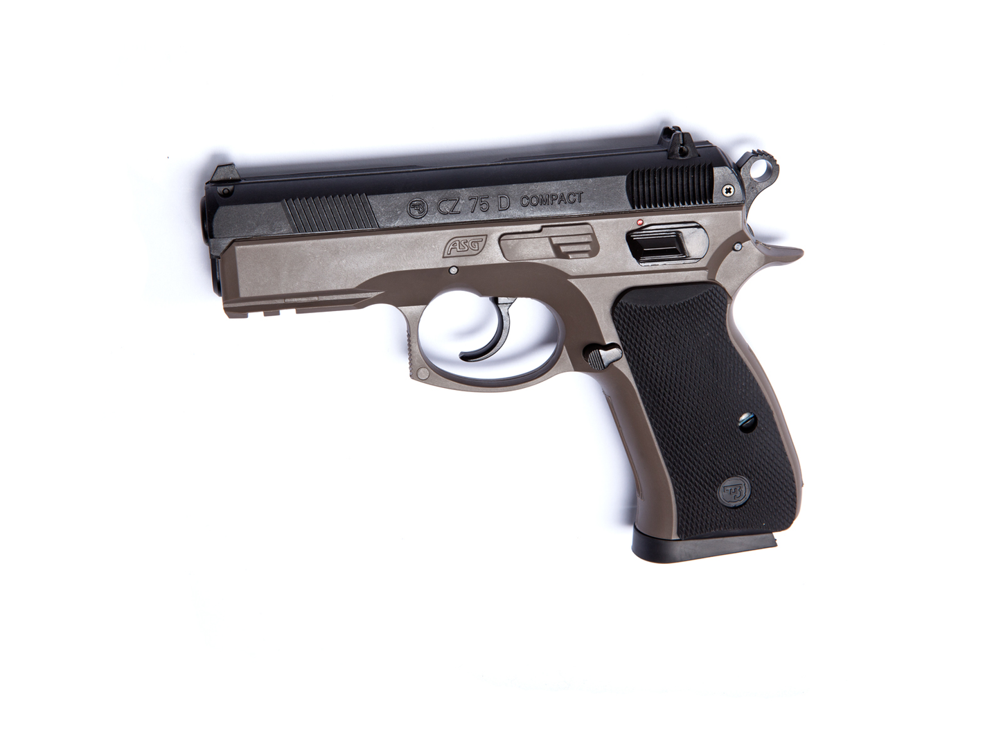 CZ 75D Compact Dual Tone, FDE - Fjeder Pistol