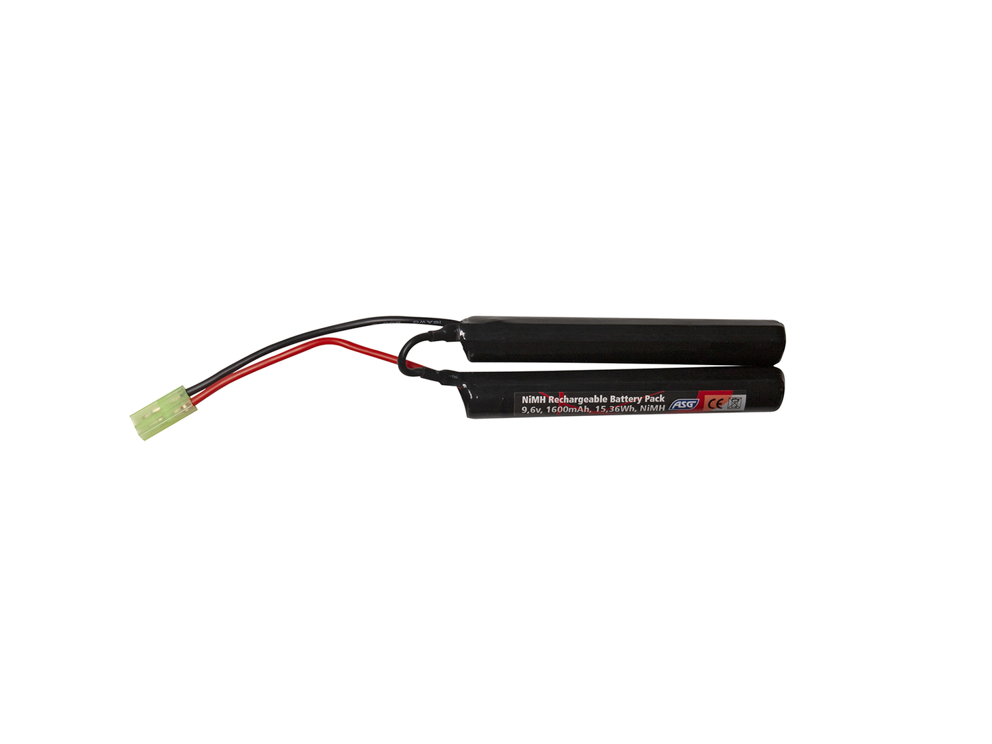 Batteri NiMh 9.6V 1600mAh 2 stick