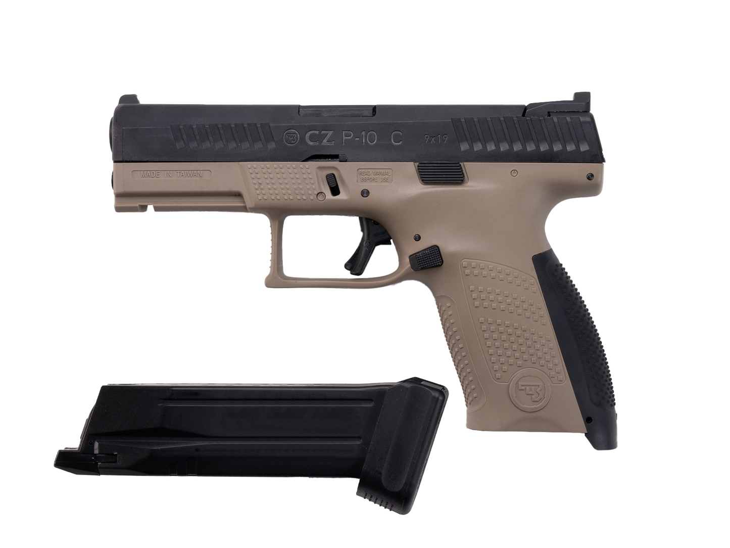 CZ P-10C BlowBack Dual Tone, FDE