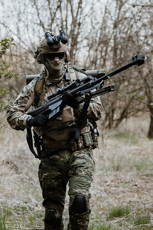 Airsoft riffel Barrett M82A1 helmetal AEG