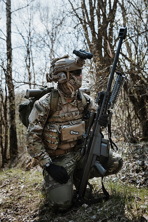 Airsoft riffel Barrett M82A1 helmetal AEG