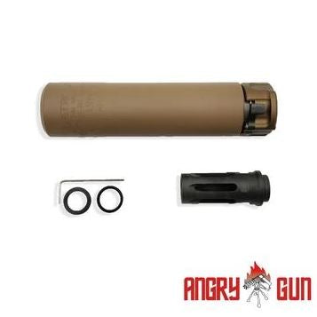 Angry Gun QD SOCOM416 lyddæmper 14 mm CCW med fulde markeringer