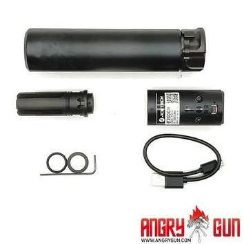 Angry Gun QD SOCOM556 lyddæmper med AT2000R tracer, 14 mm CCW