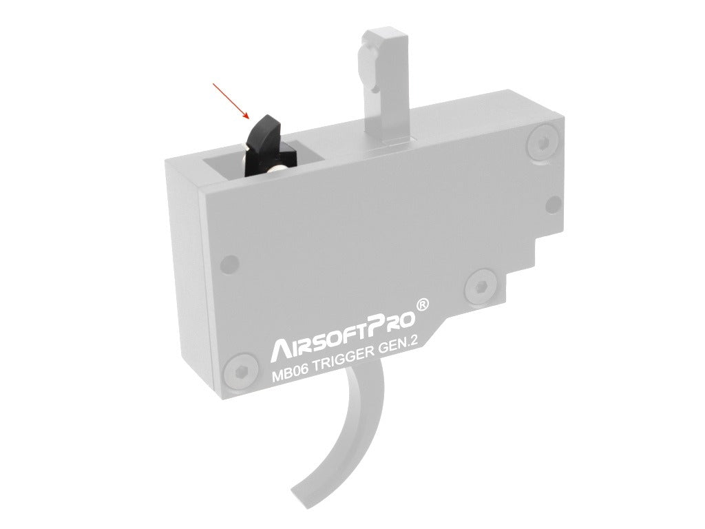 AirsoftPro stempelsear i stål til CNC-aftrækker MB-06 Gen. 2