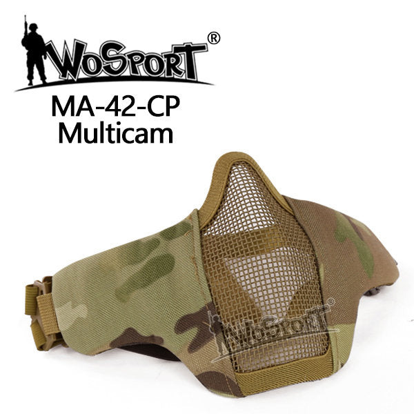WST Airsoft Protective STEEL MESH Mask