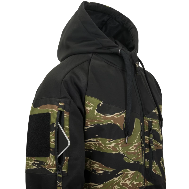 Rogue Hoodie (FullZip) - Black / Desert Night Camo