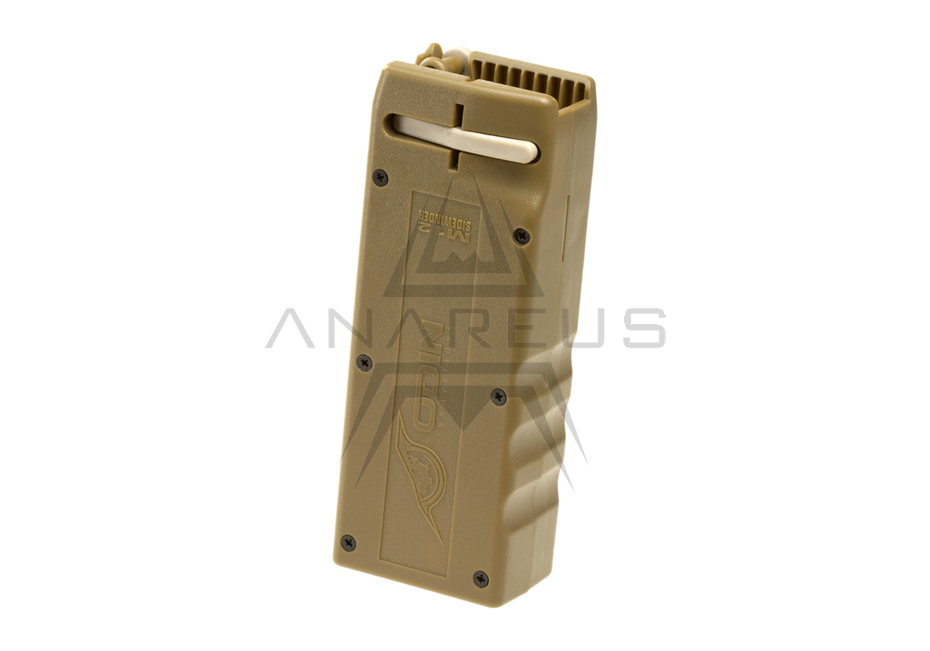 PTS ODIN M12 Sidewinder speedloader til 1600 BB, Dark Earth