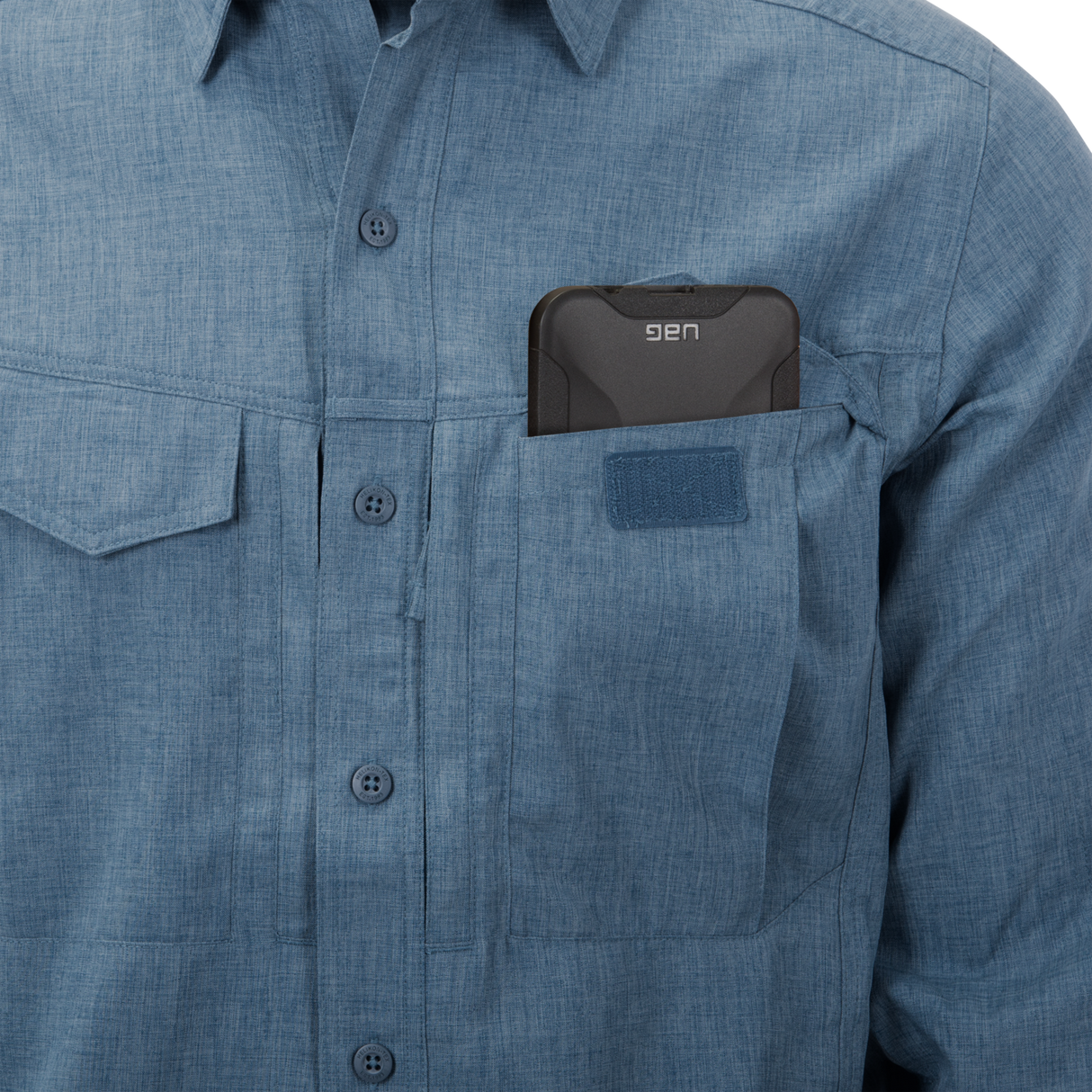 HELIKON DEFENDER Mk2 Gentleman Shirt - Melange Blue