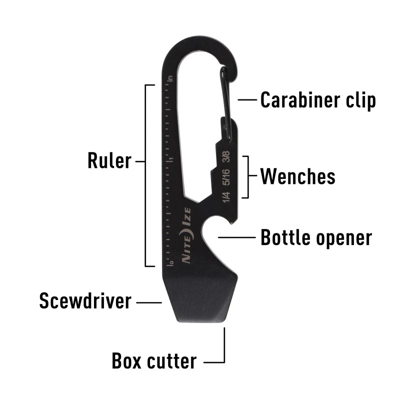 Doohickey Nøgleværktøj, sort