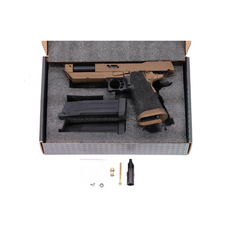 SA-VGP21 VAPOR Optics Ready GBB Pistol - Brown