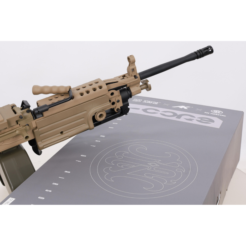 Specna Arms FN Herstal M249 MK2 CORE Maskingevær Airsoft Tan