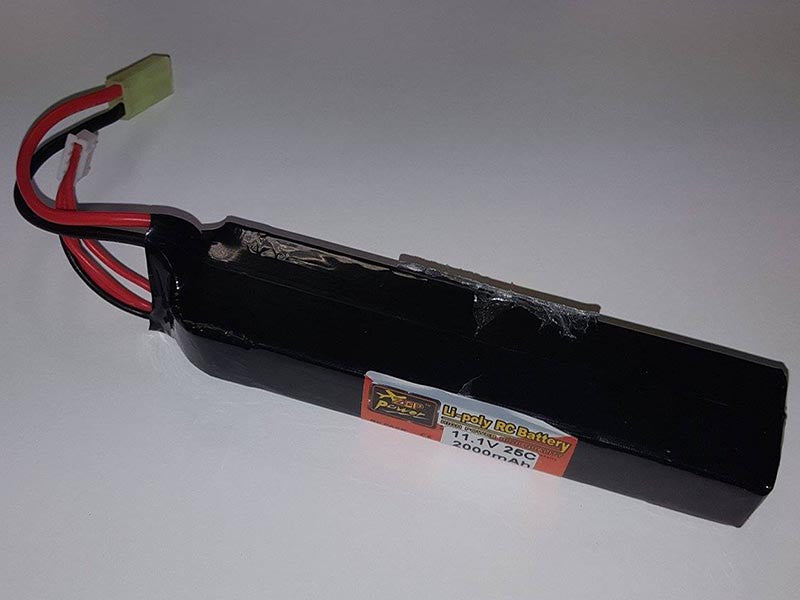 X-Cell LiPo Batteri 11,1V 2000mAh 25C Monoblock - Small Tamiya