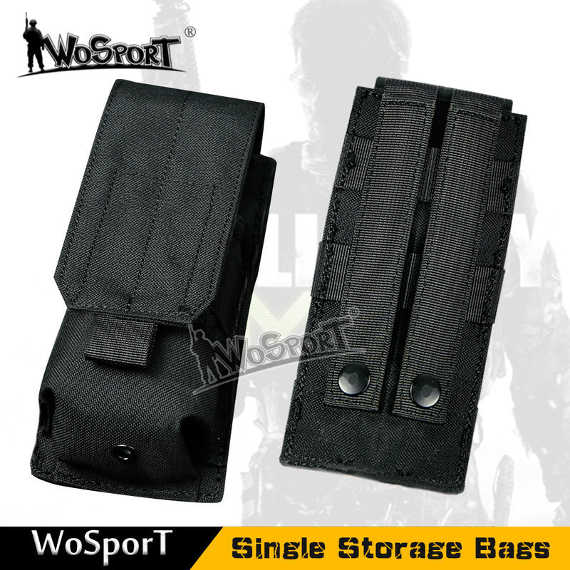 WST MOLLE AR15 / M4 Single Magazine Closed Pouch