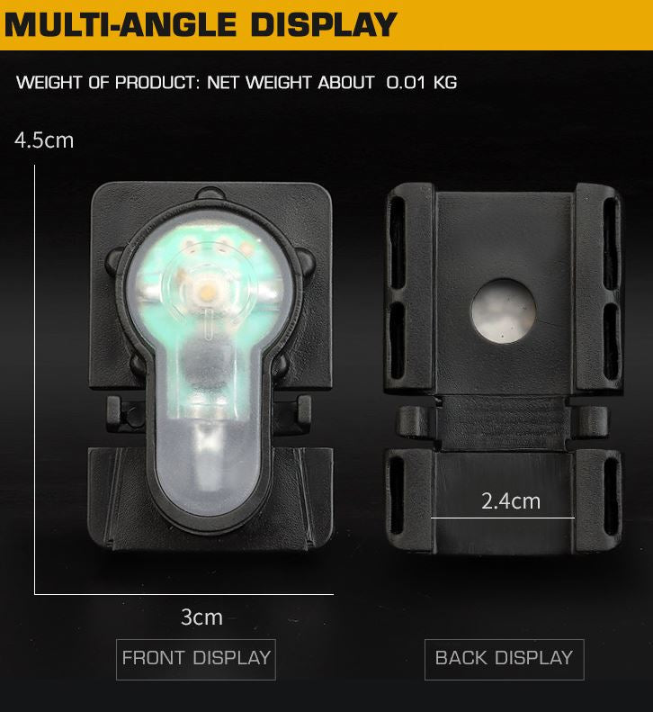 WST ARC Helmet Rail Position Light (Red LED)