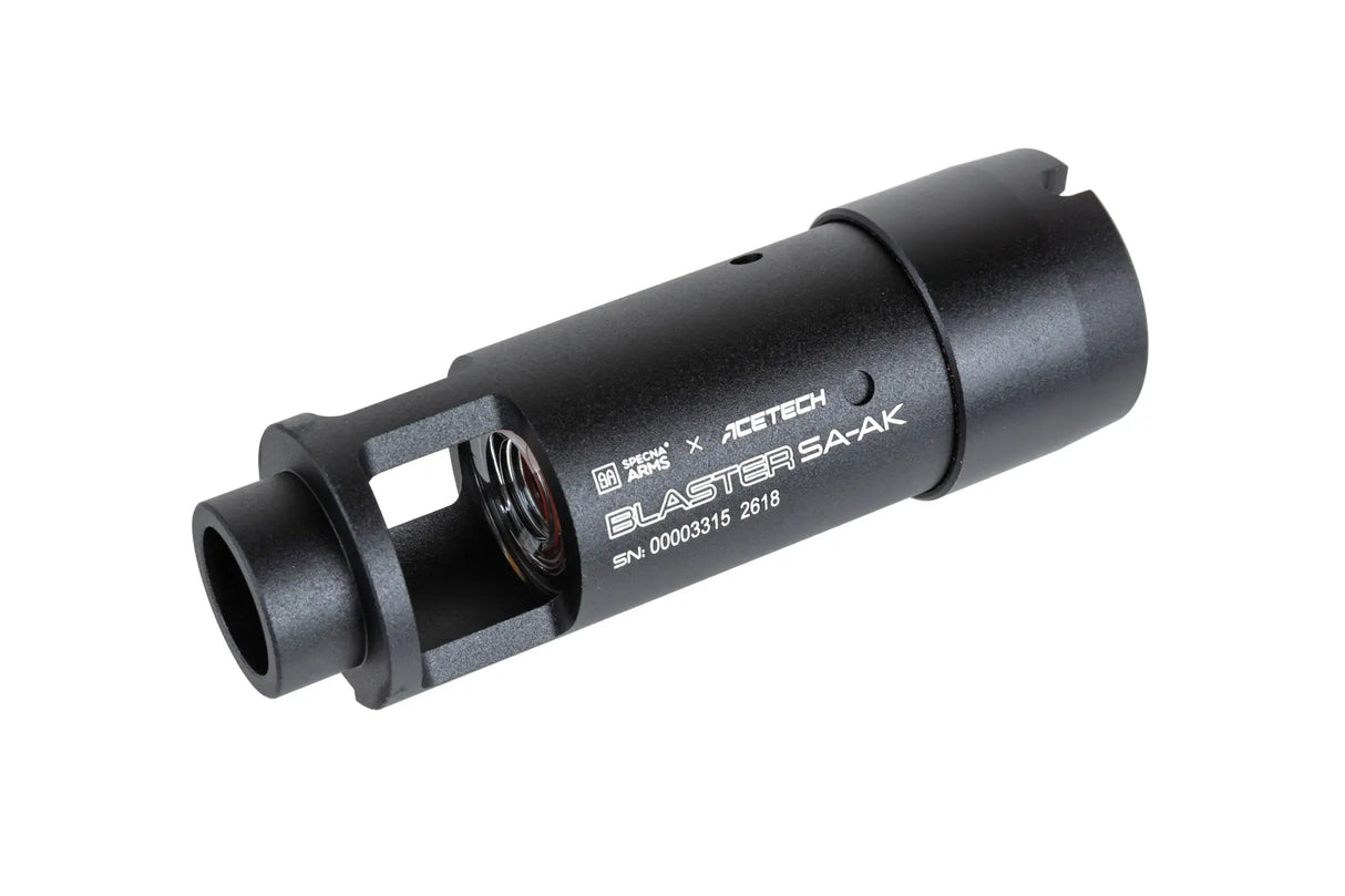 Tracer Specna Arms x AceTech Blaster SA-AK v1 suppressor Black