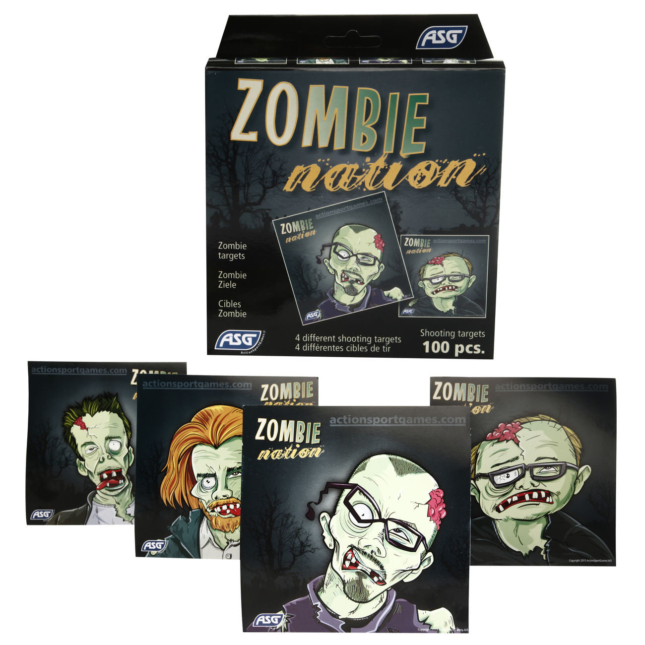 Skydeskiver - ZOMBIE Targets 100st
