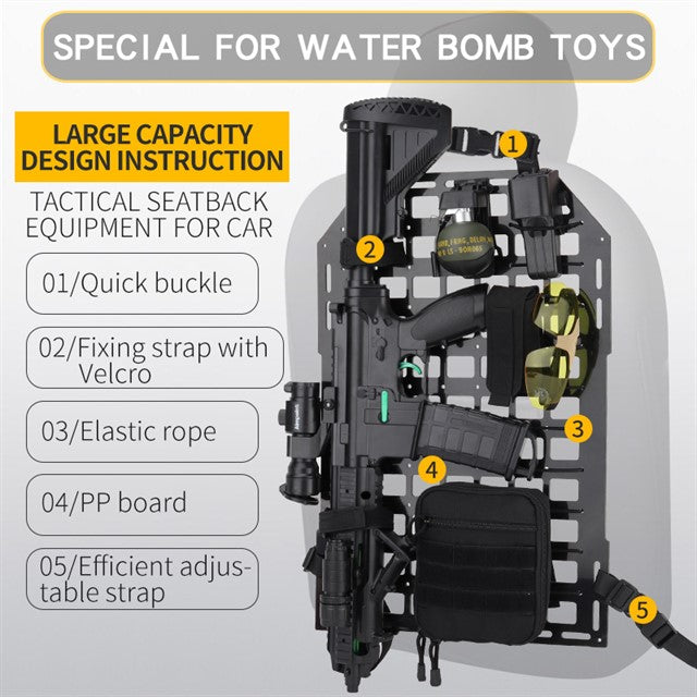 WST Tactical Car Seatback Panel