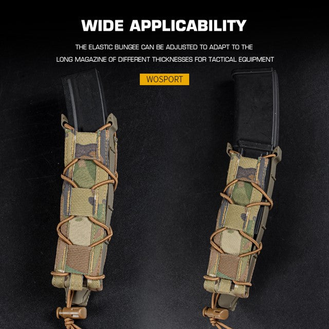 Tiger Type Lang Magasin Pouch Til MP5 - Multicam