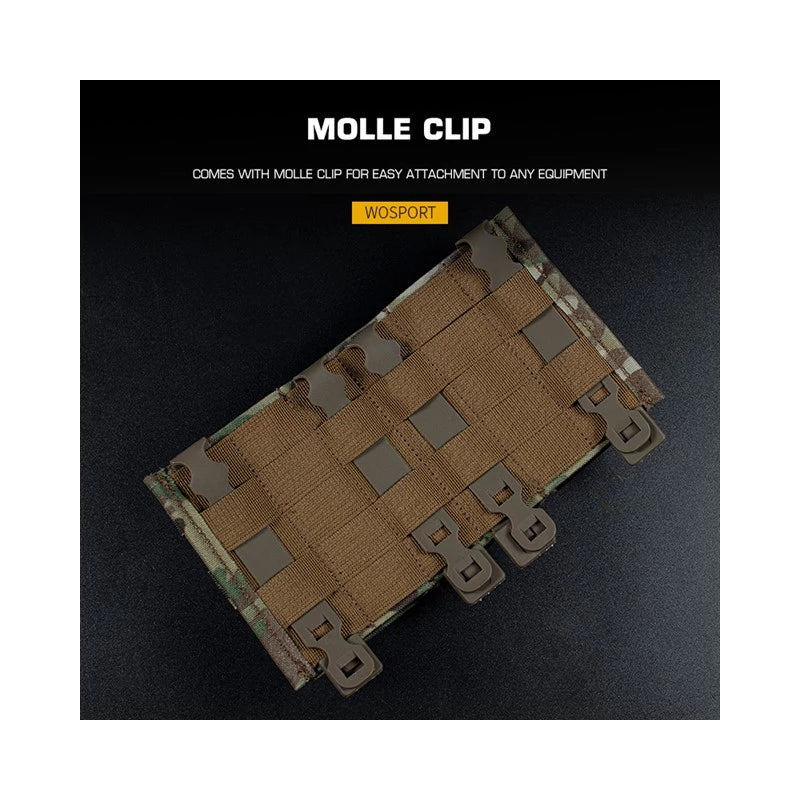 FAST Type Triple 5.56 Magasin pouch (Medium) Sort Multicam