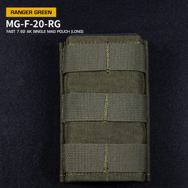 Fast Type Single 7.62 Magasin Pouch Til AK - Ranger Green
