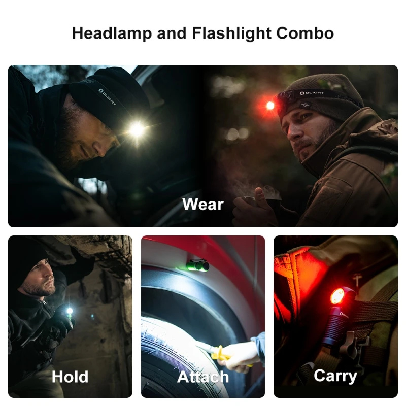 OLIGHT Perun 2 Mini Genopladelig Pandelygte 1100 lm