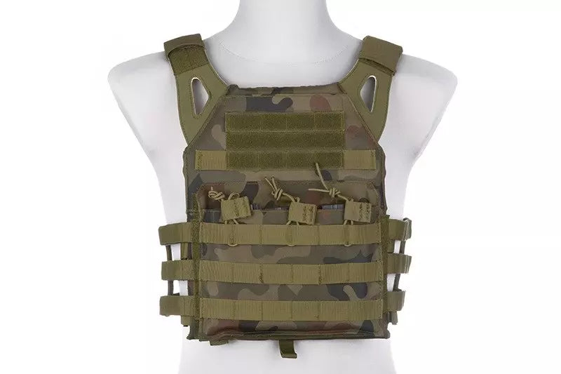 Jump Laser-Cut Tactical Vest - WOODLAND