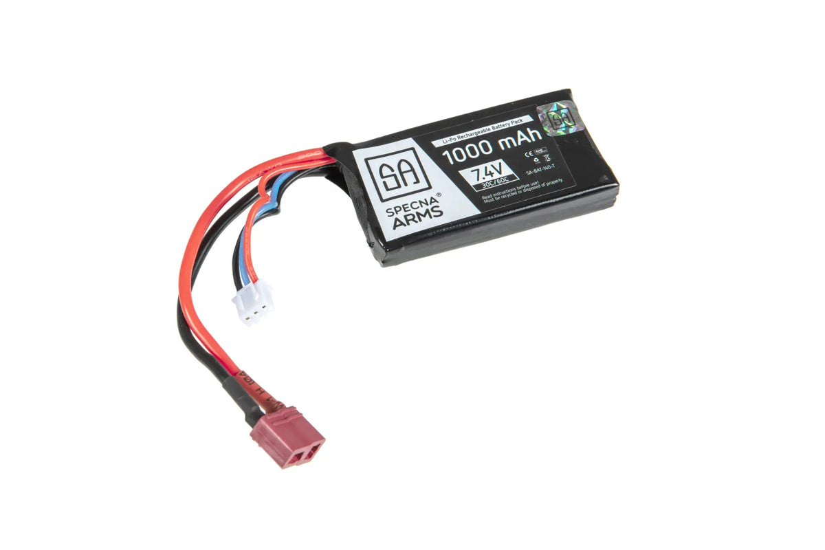 Airsoft Batteri 7,4V 1000mAh