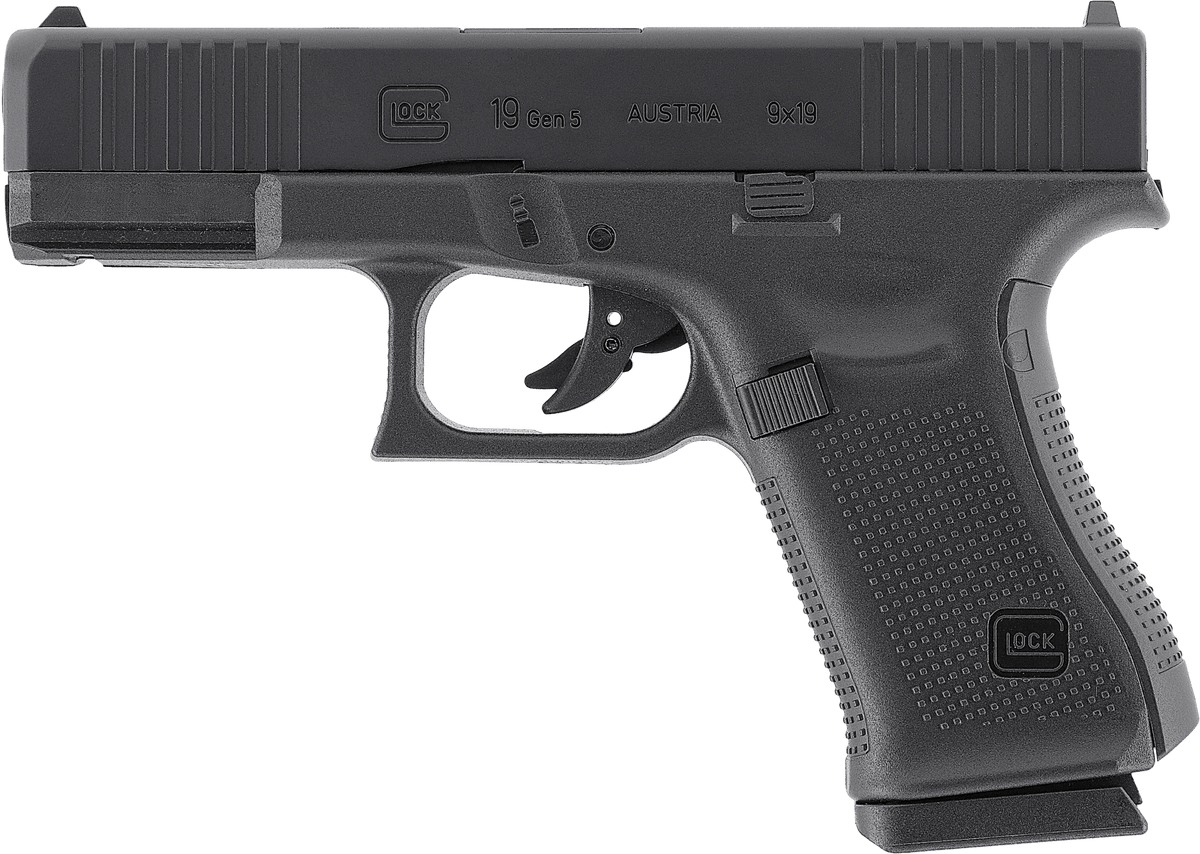 Magasin til Glock G19 Gen 5 CO2 4,5 mm – 15 skud