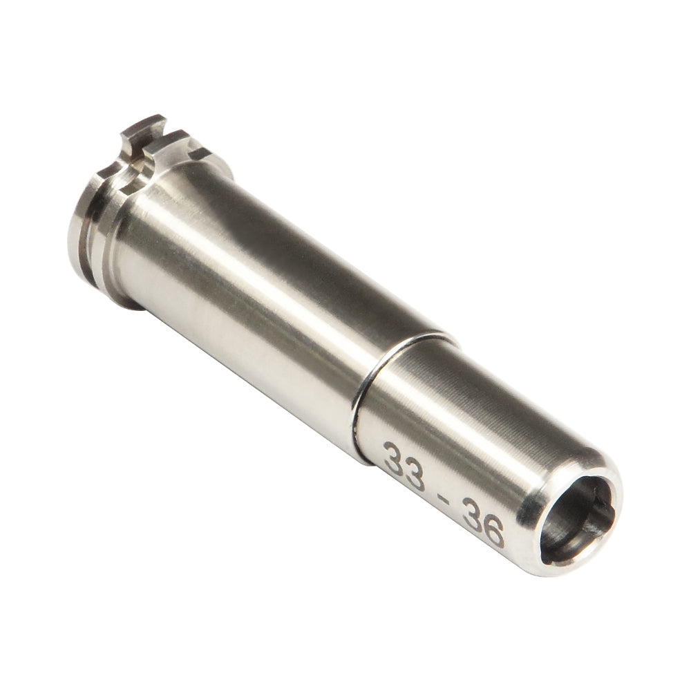 JUSTERBAR TITANINUM CNC NOZZLE 33-36MM
