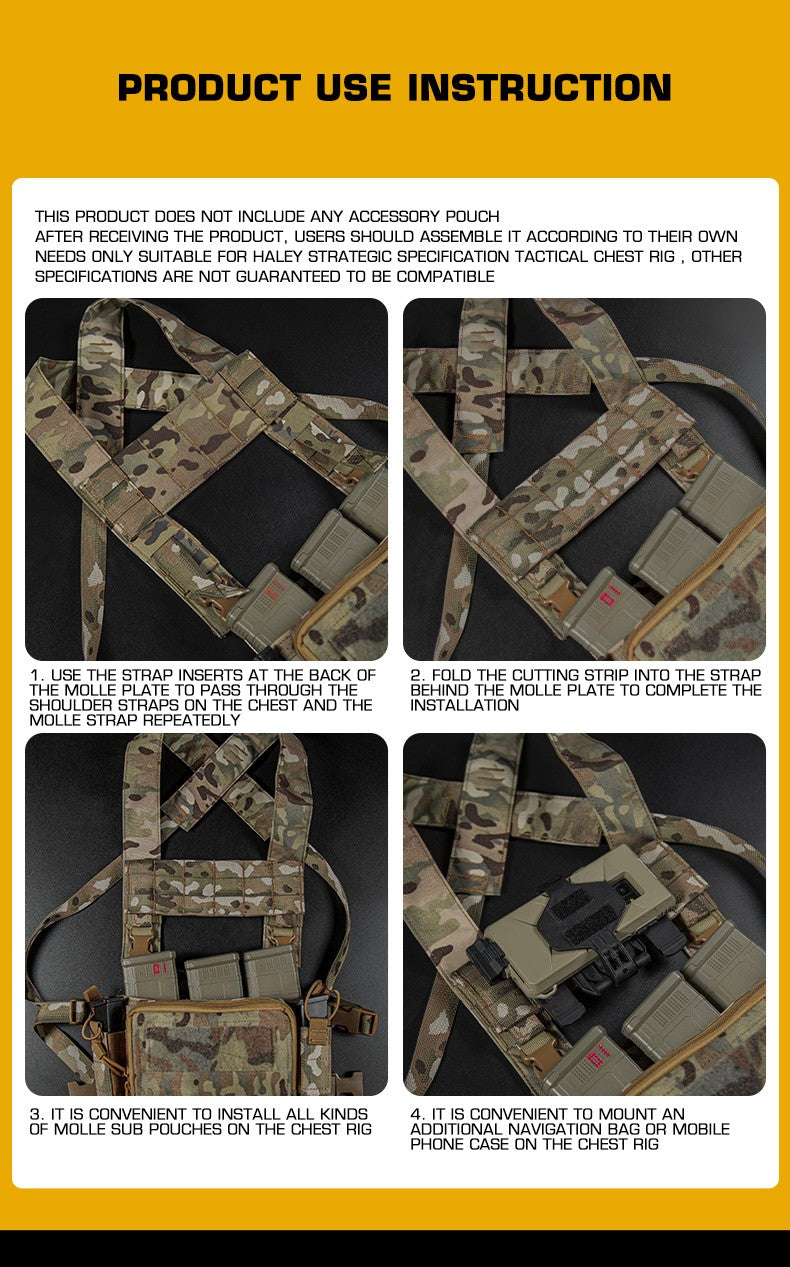 WST Chest Rig MOLLE Expansion Panel