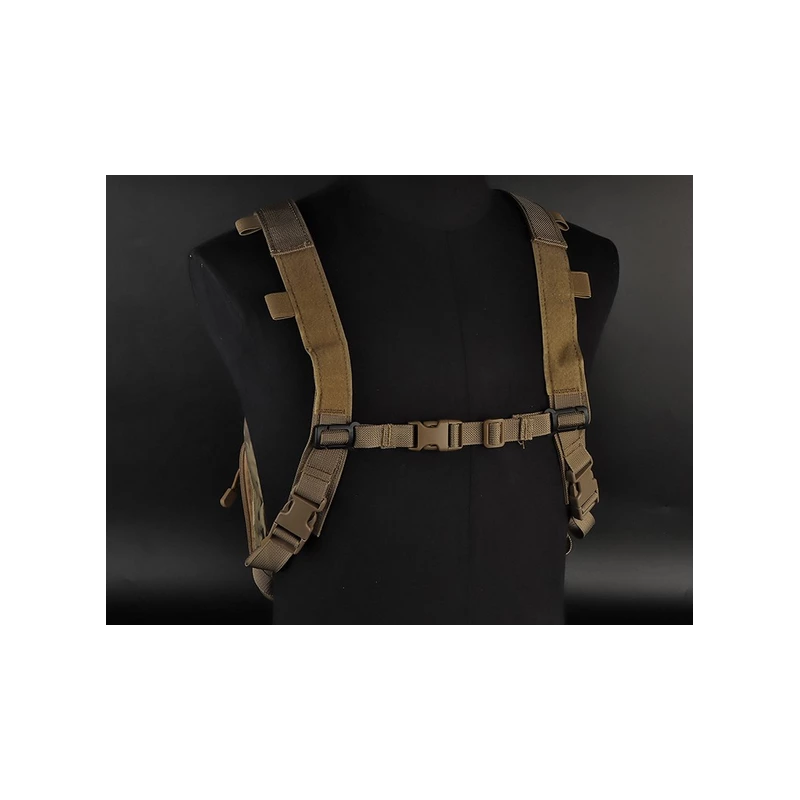 Taktisk Rygsæk WST Flat Pack - Black Multicam