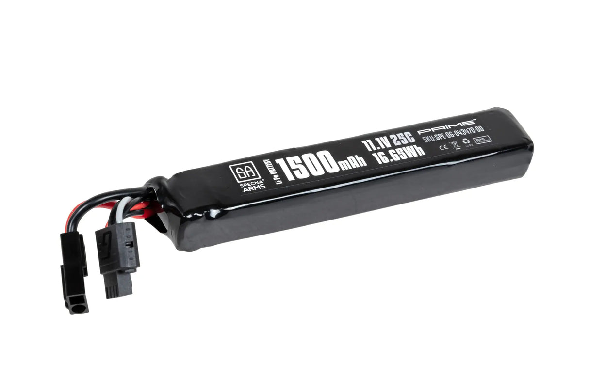 Battery Li-Po Specna Arms x Gens Ace 1500 mAh 25C 3S1P 11.1V Tamiya mini G-Tech