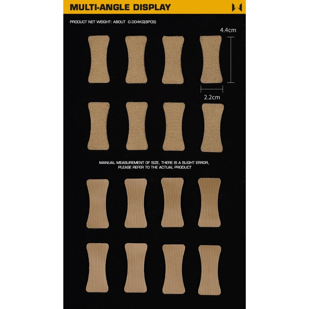 WST VELCRO PATCH Cable Organizer, 8 Pcs