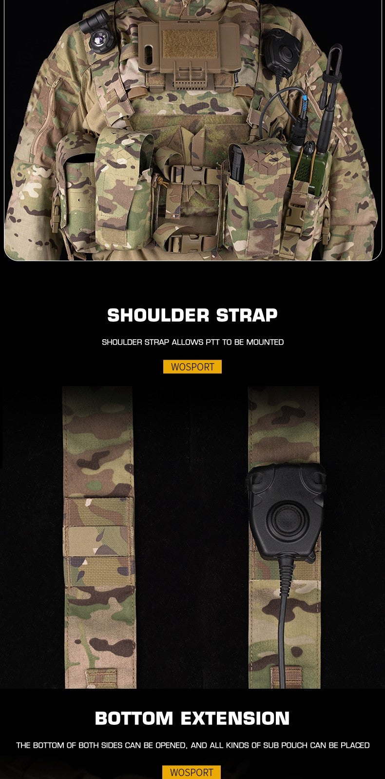 WST Split Tactical Chest Rig Alpha