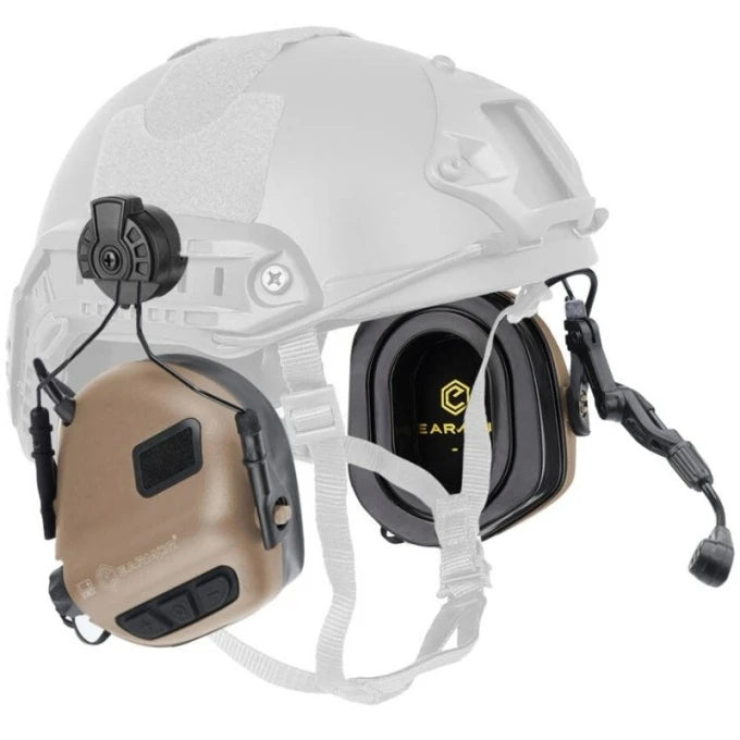 Earmor M32H PLUS Electronic Tactical Headset – Helmet Mount
