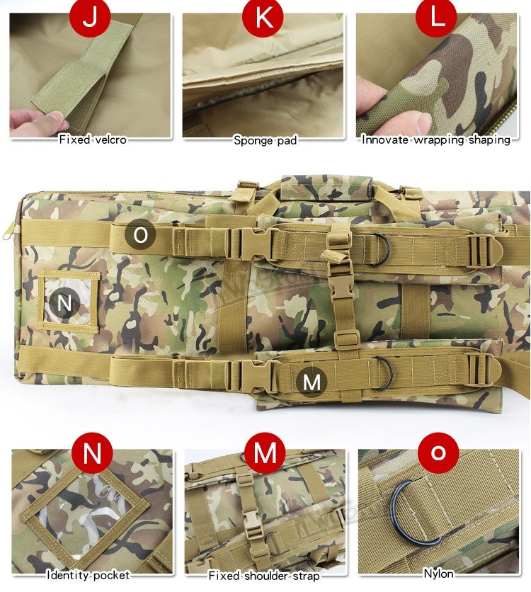 WST Double Rifle Transport Case 107 × 28 × 10 cm