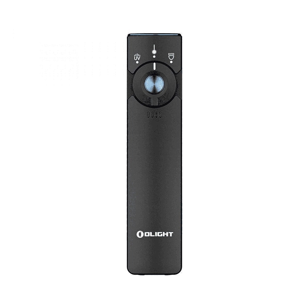 OLIGHT Arkfeld Pro UV lygte 1300 lumen med grøn laser – sort
