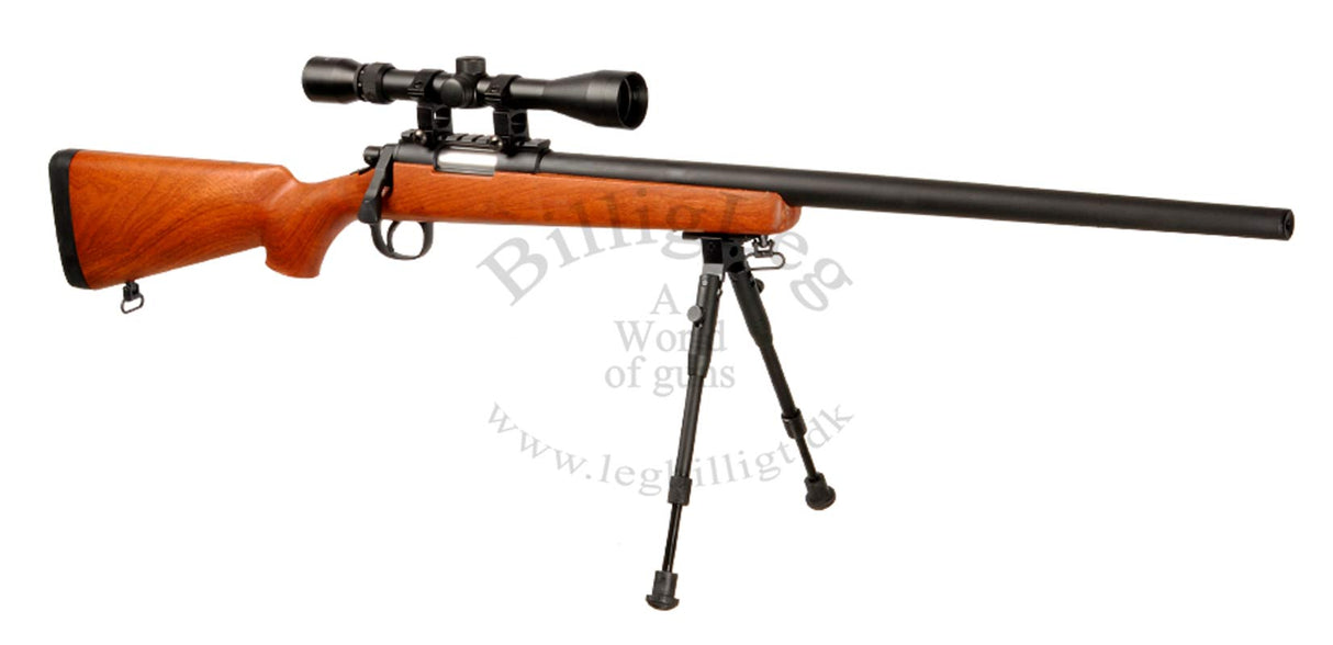 SR-1 Sniper komplet med kikkert og bi-pod