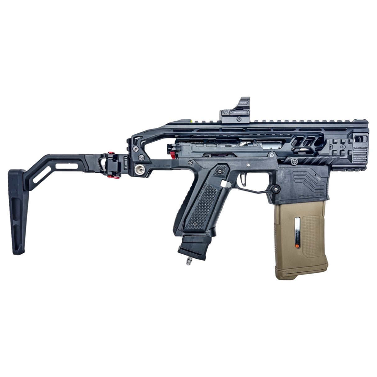 CTM TAC TwinFold RIS-kolbe 4,2 tommer i sort