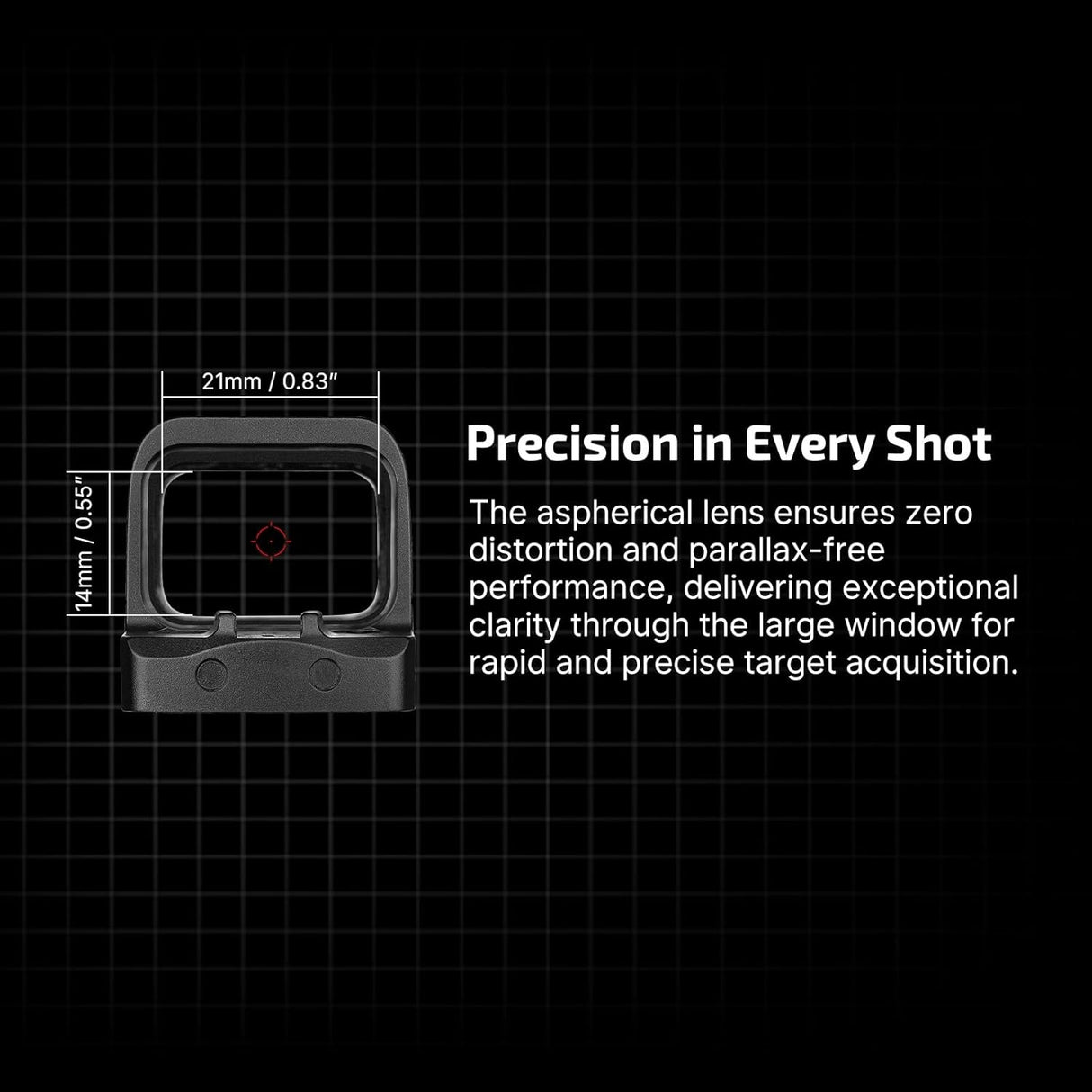 OLIGHT Osight S rødpunktsigte med magnetisk ladecover