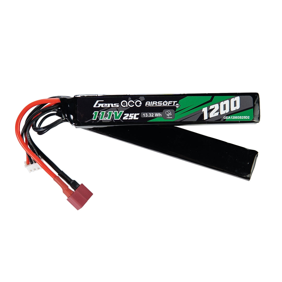 Gens ACE LiPo Batteri 11,1V 1200mAh 25C - Nunchuk T-Dean