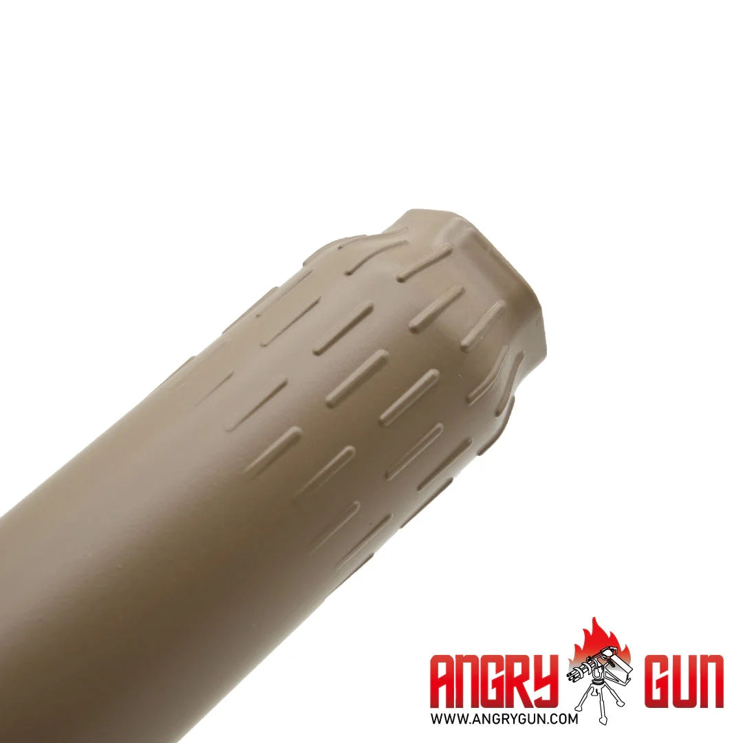 Angry Gun FLOW 556K lyddæmper i 3D-printet stål, 14 mm CCW