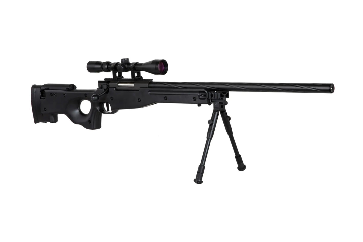 SA-S11 Sniper m/ Kikkert og Bipod 3 Joule - Sort