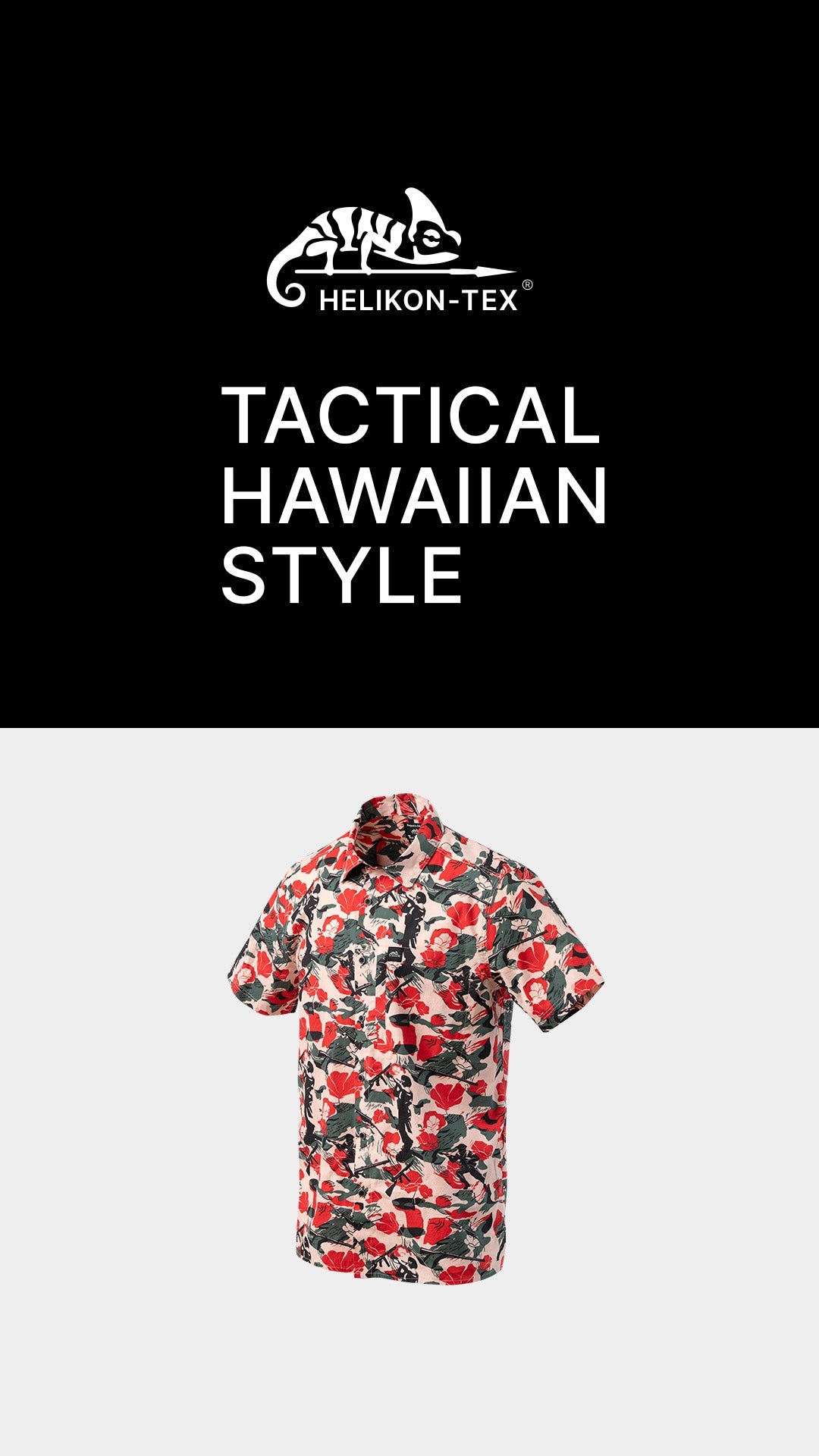 HELIKON Hawaiian Shirt - Cassino