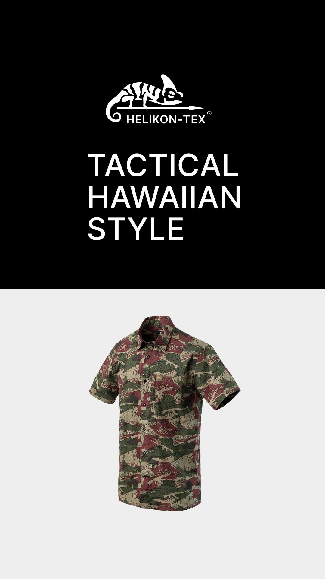 HELIKON Hawaiian Shirt